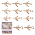 thumbnail image 4 of Paquete de 12 abridor de aviones, caja de regalo, abridor de cerveza para viajes en avión, recuerdo de fiesta, decoración de cumpleaños y bodas, 4 of 5