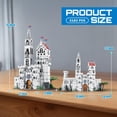 thumbnail image 5 of King’s Castle Building Set for Adults, 3999PCS Medieval Foldable Castle Model with Two Play Modes, Three-Tier Design, Collectible Architecture Display Toy, 5 of 6