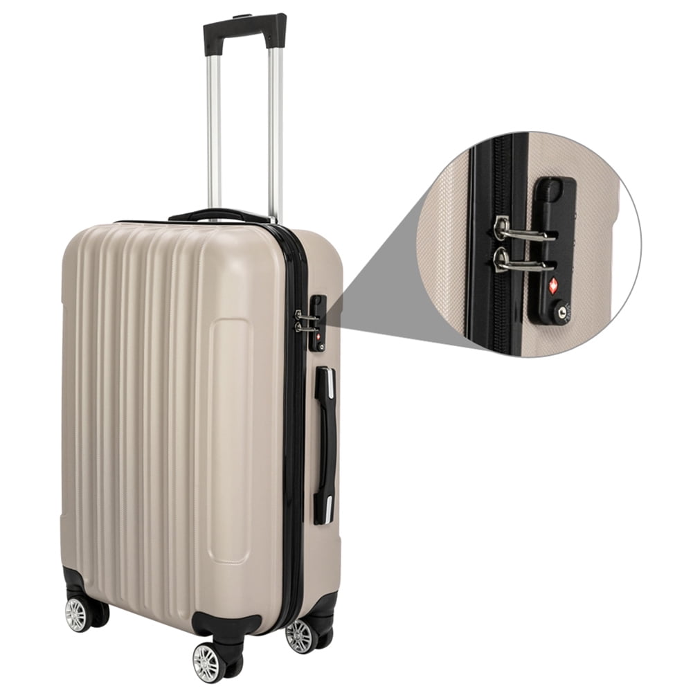 Barara King Luggage Set Suitcase,3-In-1 Multifunctional Large Capacity Traveling Storage Suitcase Luggage Set Champagne