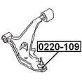 thumbnail image 2 of Febest BALL JOINT FRONT LOWER ARM # 0220-109 OEM 54500-39U11, 2 of 2