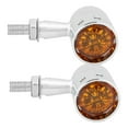 thumbnail image 3 of Turn Signal Light Indicator Lamp Motorcycle Turn Signal Light Retro Indicator Lamp Universal Signal Light 2pcs Universal 12V Motorcycle Turn Signal Light Retro Vintage Hollow, 3 of 8