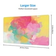thumbnail image 4 of Extra Large Mouse Pad, Watercolor Gradient Painting Desk Mat - Square Mouse Pad Non-Slip Rubber Base Mouse Pad for Desktop, Laptop, 29.5 x 15.8 inch, 4 of 8