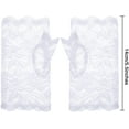 thumbnail image 3 of Gants courts en dentelle pour femmes, 3 of 7