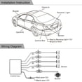 thumbnail image 3 of Amdohai Car Auto 4-Sensor Parking Radar Kit Reverse Radar Alarm System Car Reverse Parking Radar System Sound Alert, 3 of 8