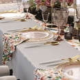 thumbnail image 7 of Exquisite 40-Piece Plastic Party Plates - Coral Peach Gold Rim, 7.5" & 10", 7 of 7