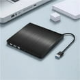 thumbnail image 2 of USB 3.0 External CD DVD Drive RW Burner Writer Laptop Desktop Mac Windows Linux Compatible ,Fast USB 3.0, 2 of 7