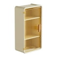 thumbnail image 1 of Porta pañuelos, caja de pañuelos moderna, elegante estante de almacenamiento para montar en la pared, soporte para papel higiénico para decoración del Amarillo Claro Marrón, 1 of 8