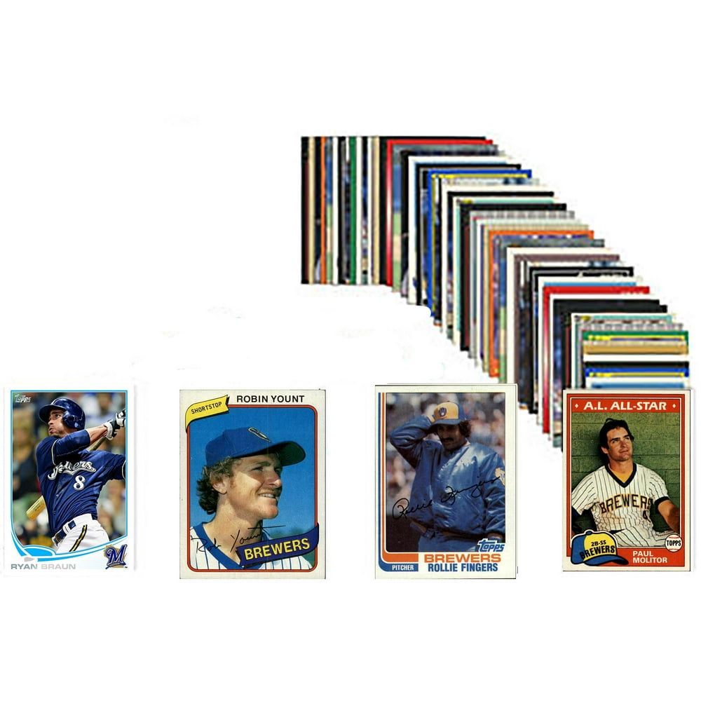 MLB Milwaukee Brewers 50 Card Packs