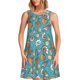 thumbnail image 1 of Easygdp Cute Conch para Vestido Transpirable de Mujer, Vestido Suelto de Manga Corta con Pliegues y Bolsillos para el Verano, 1 of 7