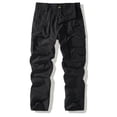 thumbnail image 6 of Mlqidk Tactical Cargo Pants for Men Flex Ripstop Waterproof Outdoor Pants Stretch Hiking Fishing Pants Casual Trousers with Pockets Black S, 6 of 6