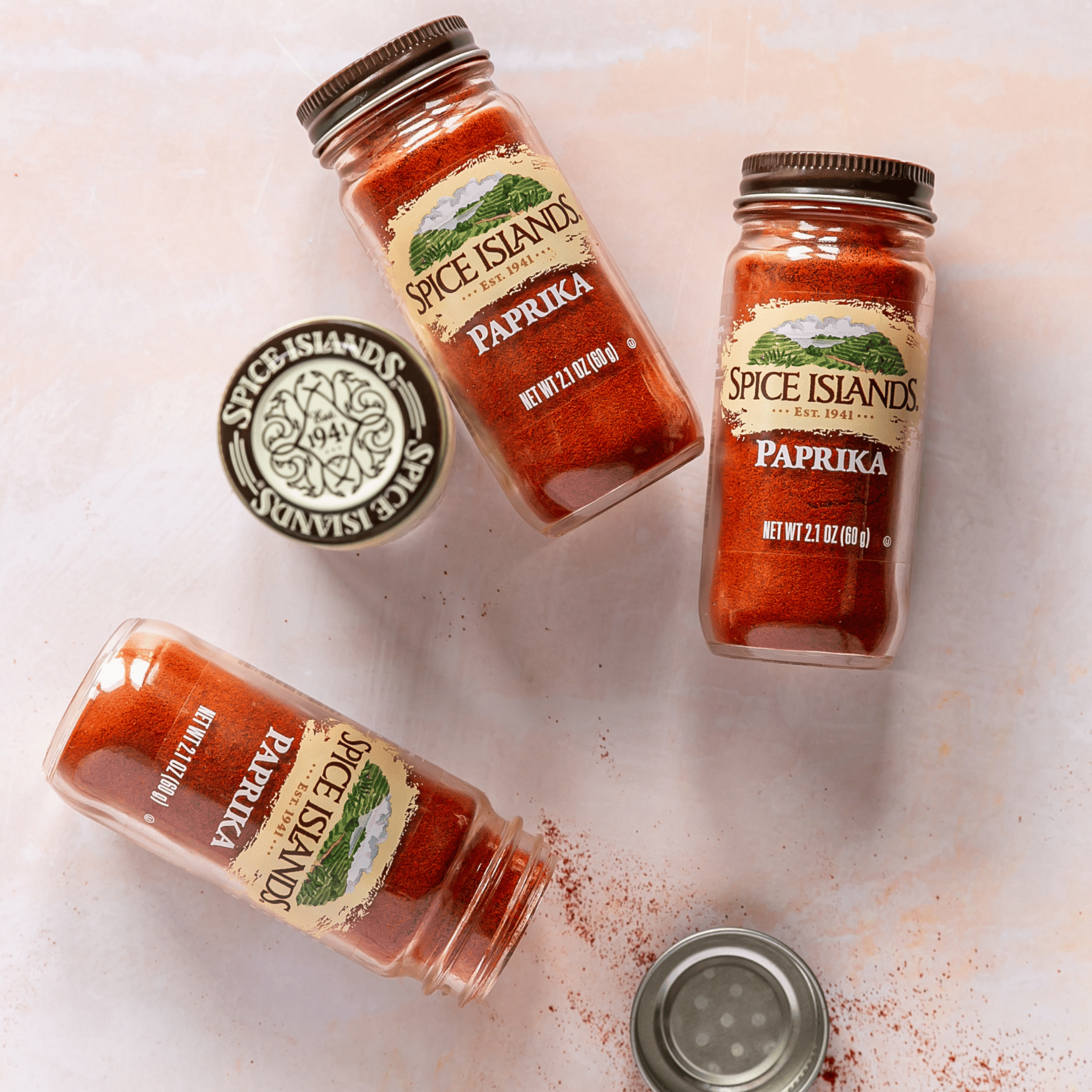 (3 pack) Spice Islands Paprika, Kosher, 2.1 oz