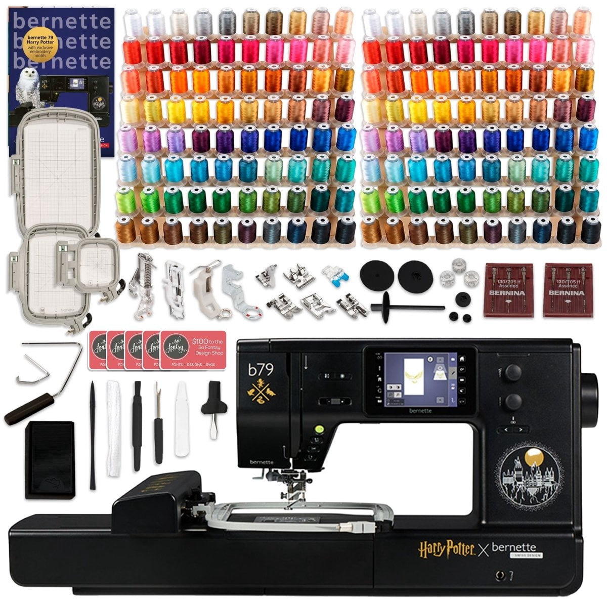 Bernette b79 Yaya Han Edition Sewing & Embroidery Machine with