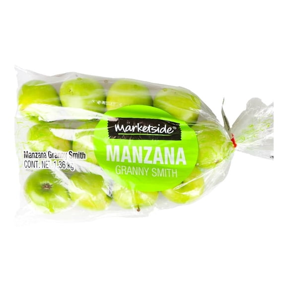 Manzana Granny Smith Marketside en bolsa 1.3 aproximadamente precio por kilo