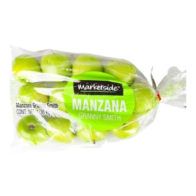 Manzana Granny Smith Marketside en bolsa 1.3 aproximadamente precio por kilo