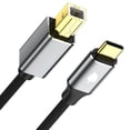 thumbnail image 2 of Type C Printer Cable USB Type C to USB B Data Cable for Printers Scanners Controllers and More, 2 of 6