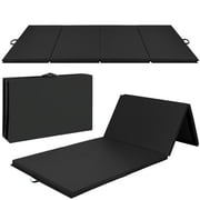 Best Choice Products Folding 10' Exercise Gym Mat For Gymnastics, Aerobics, Yoga, Martial Arts Black by