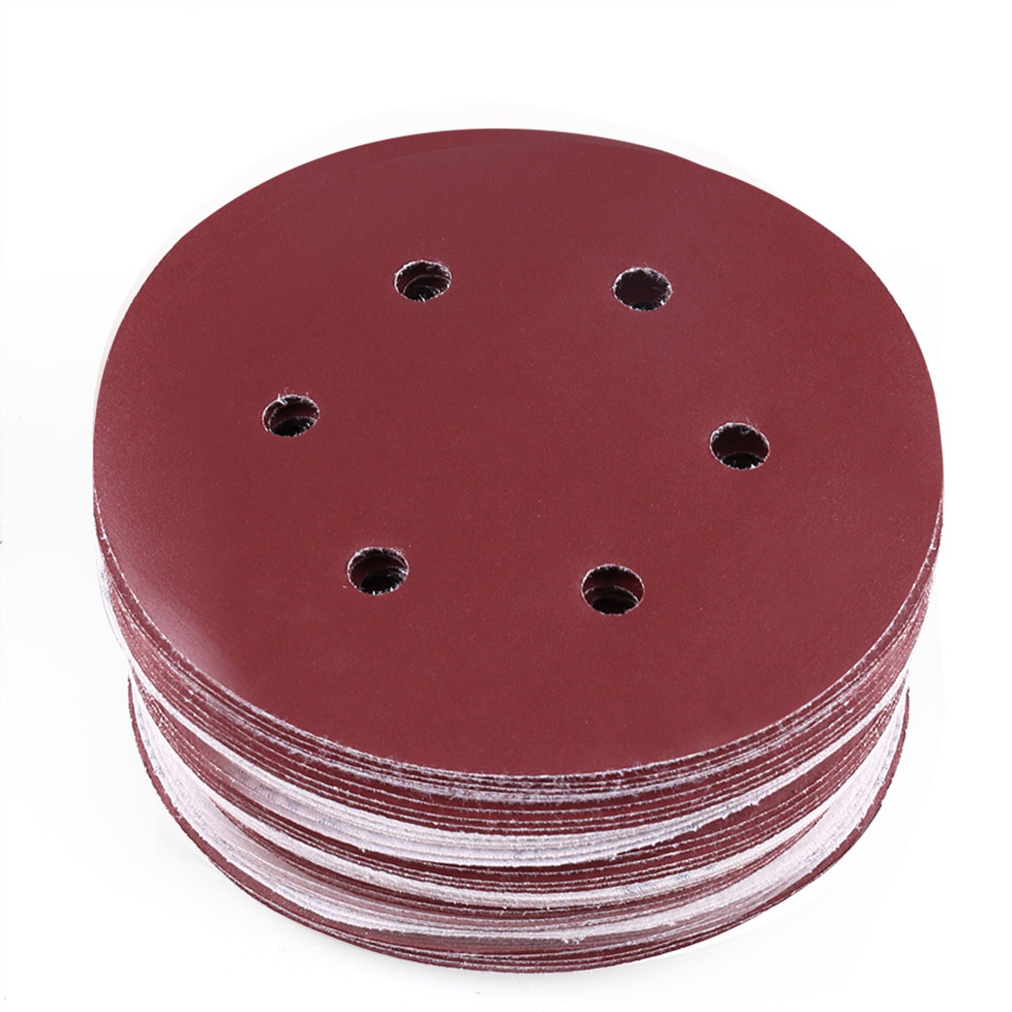 90 PCS 6Inch 6Hole 400 Grit Sanding Disc Hook and Loop Orbit Sander