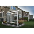 thumbnail image 3 of Vita 80"L x 90"H Camden Vinyl Privacy Screen, Blanc, VA68243, 3 of 3