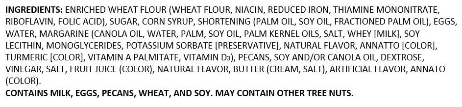 Freshness Guaranteed Pecan Tarts, 16.2 oz, 16 Count (Bakery Fresh, Sweet Dessert)