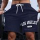 thumbnail image 1 of WILLBEST Pantalones Cortos Casuales para Hombre, para Uso Diario, con Estampado de Letras, Cómodos y Elegantes, para Verano, para Ir de Compras Por La Calle y Relajarse., 1 of 3