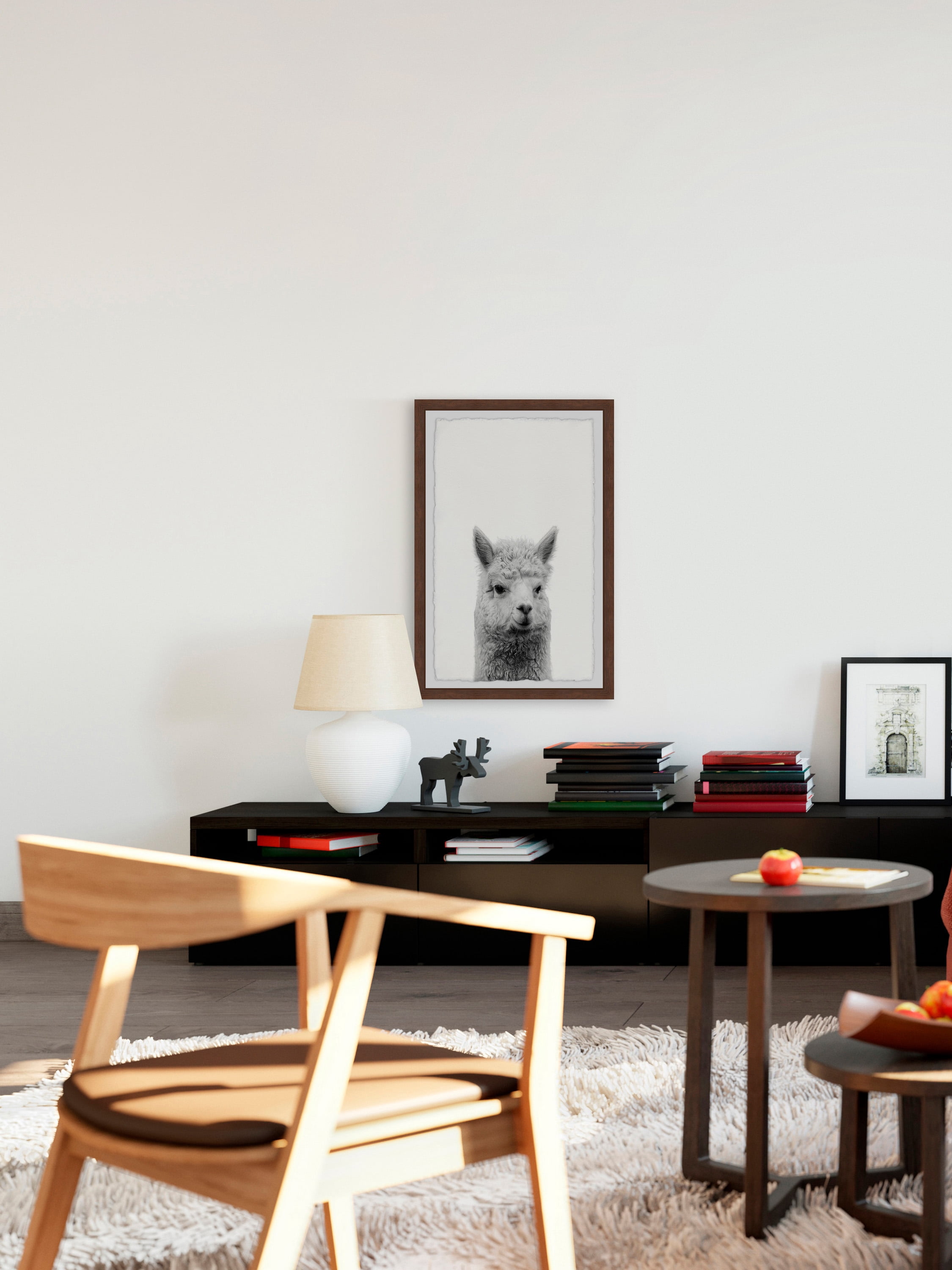 Gen X Llama Framed Painting Print