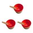 thumbnail image 4 of Bearachild Taza de helado para niños Postre para niños Mezcla de helado Tazón de PP con cuchara Vajilla Vajilla, rojo brillante Type1 NO1 Bearachild CBP146441, 4 of 6