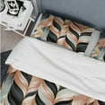 thumbnail image 4 of Designart "Rose Gold Damask Radiance" Marble Bedding Covert Set - Glam Bed Set With 2 Shams, 4 of 5