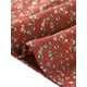 thumbnail image 5 of Blusas de flores con volantes y llavero para mujeres de tallas grandes Agnes Orinda, 3/4 de manga, Día de la Madre, 3X, rojo y marrón, 5 of 6