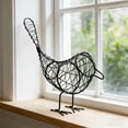 Hollow Iron Bird Figurine Couple Silhouette Metal Desk Statue for ...
