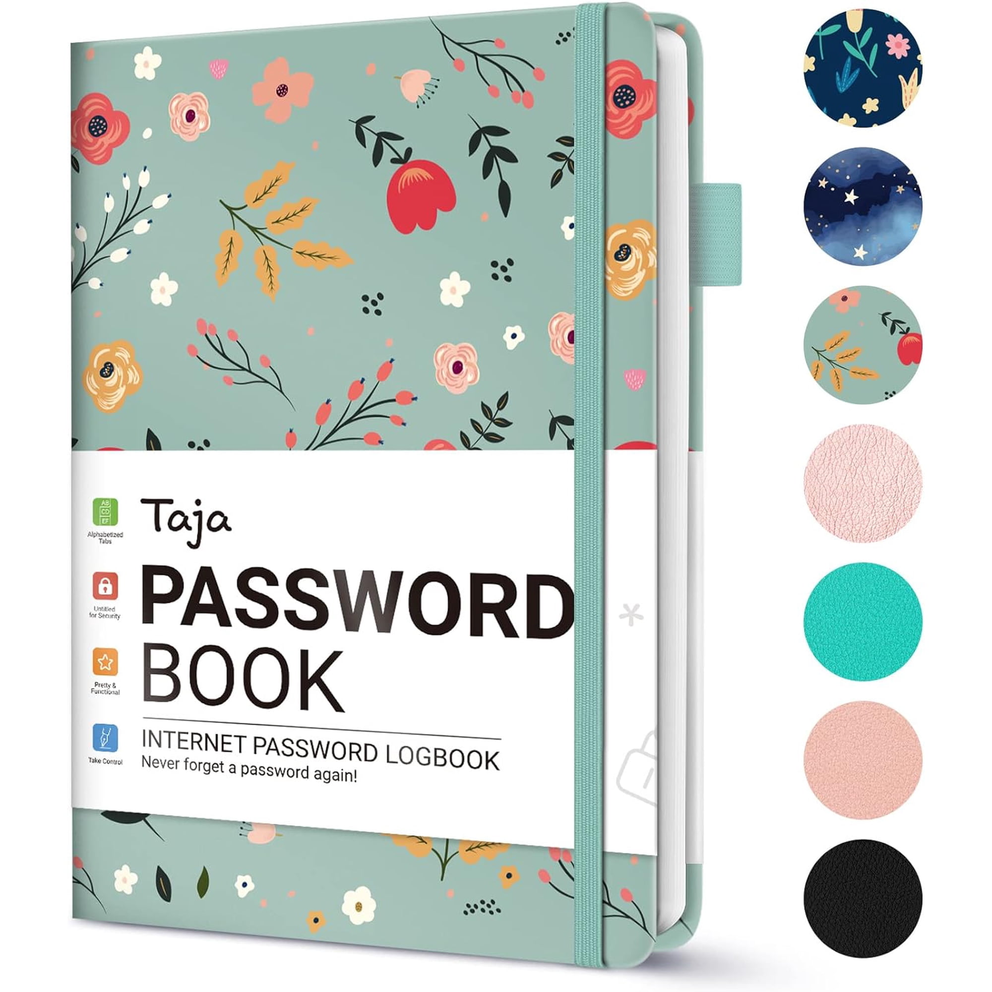 Password Keeper Book with Alphabetical Tabs, Small Password Books for Seniors, Password Notebook for Internet Website Address Log in Detail, Password Logbook to Help You Stay Organiz - Littlefortune