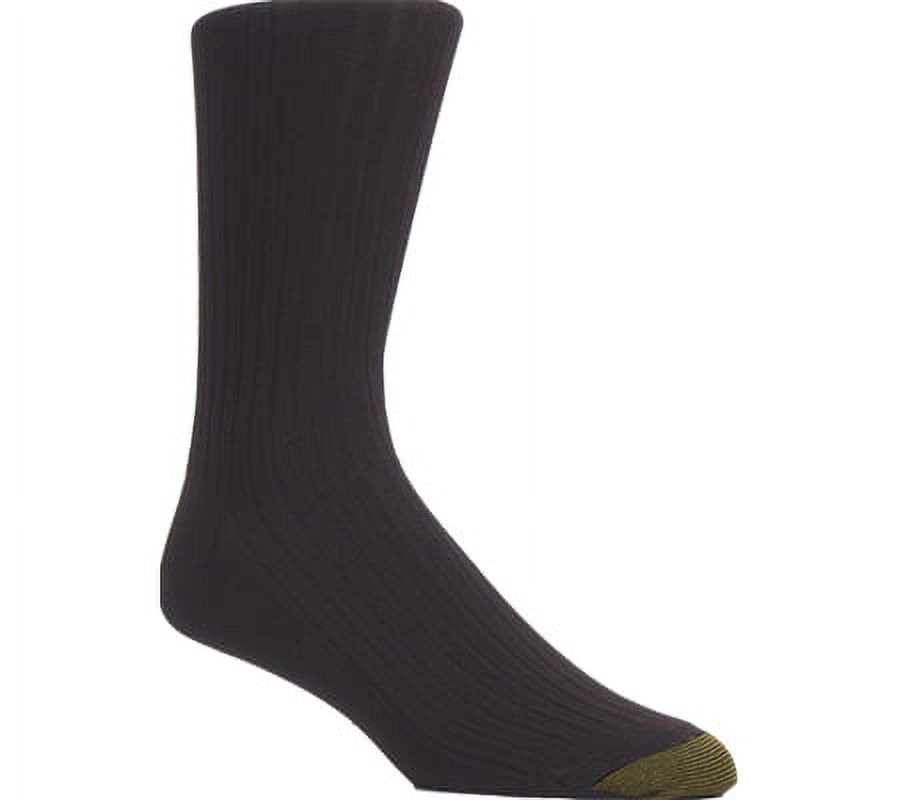 Gold Toe Adult Mens Canterbury Ribbed Crew Dress Socks Os One Size 3 Pack 5763