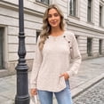 thumbnail image 6 of SUNBS Long Sleeve Shirts for Women Casual Tunic Tops Crewneck Dressy Blouse Trendy Clothes, 6 of 9