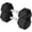 F. 30lbs - Pair, variant on C. 15lbs - Pair Rubber Grip Hex Rubber Encased Hand Dumbbells, Non-Slip Knurled Grip Workout Weights for Home Gym Strength Training