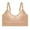 Beige, variant on ZZwxWA Bras for Women No Underwire Padded Wireless Bra Seamless Comfort T-Shirt Bras Push Up Lift Full-Coverage Bralettes