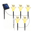 thumbnail image 3 of Dmlowu Halloween Solar Lights Outdoor, 5 Pack Waterproof Ground Stake Orange Pumpkin Lights, Spooky Halloween Decorations for Outdoor Garden Lawn, 3 of 6