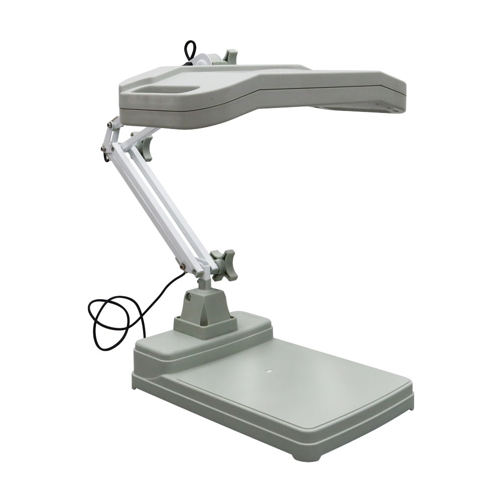 Techtongda 10X Magnifier LED Lamp Light Magnifying White Glass Lens Desk Table Repair