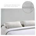 thumbnail image 6 of Drevy Region Linen Fabric Upholstered Queen Headboard in Gray, 6 of 7