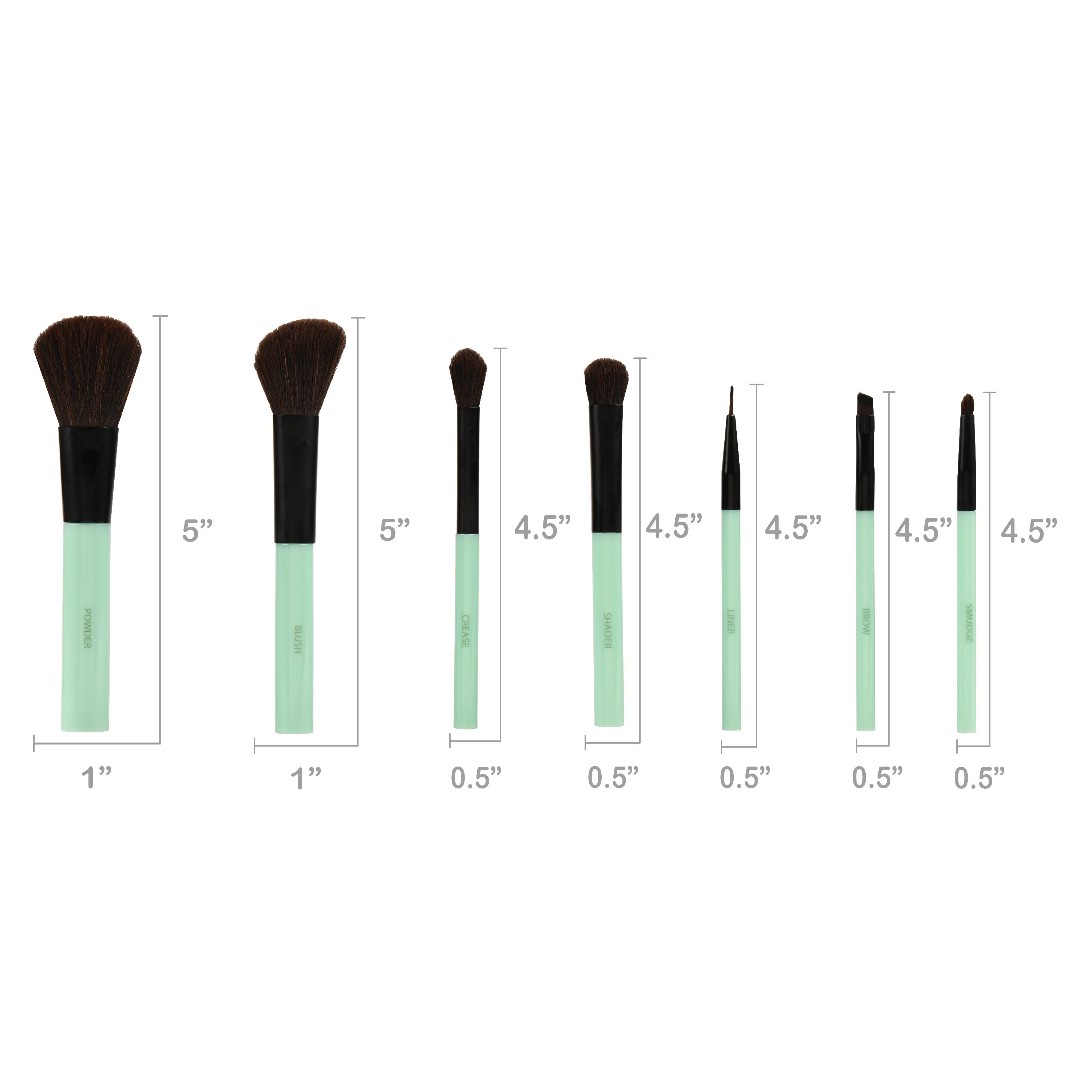 Equate Beauty Studio Brush Kit 7 Piece Walmart Com Walmart Com