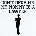 thumbnail image 2 of CafePress - My Mommy Is A Lawyer Body Suit - Long Sleeve Cotton Baby Bodysuit, 2 of 4
