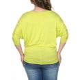 thumbnail image 3 of Women's Plus Size Dolman Top, 3 of 3