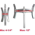 thumbnail image 3 of PTR0029 Heavy Duty RV Tire Wheel Chock Stabilizer with Rotatable Sides Drill Adjusted for Camper Motorhome and Travel Trailer with Wrench and Socket, 2PK, 3 of 8