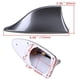 thumbnail image 3 of 2 antenas universales para coche con forma de aleta de tiburón, antena de radio FM/AM con base adhesiva impermeable para auto SUV camión furgoneta (gris+plata), 3 of 5