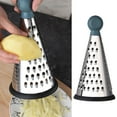 thumbnail image 1 of 1PC Wire Planer Three Planer Multifunctional Melon Planer Garlic Grater Kitchen Conical Melon Planer Home Stainless Grater Silver, 1 of 8