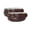 Brown, variant on CTM  Leather Dress Belt 2-Pack 1 1/8 Inch Silver Buckle (Women)