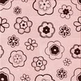 thumbnail image 1 of Ahgly Company Indoor Square Patterned Pink Bubble Gum Pink Area Rugs, 4' Square, 1 of 6