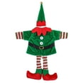 thumbnail image 4 of Funda para botella de vino navideña con sombrero, resistente al desgaste, hecha a mano, con forma de navideño, para decoración de cafeterías Ropa de hombre, 4 of 8