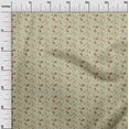 thumbnail image 3 of oneOone Georgette Viscose Light Green Fabric Floral Ditsy Craft Projects Decor Fabric Printed By The Yard 42 Inch Wide, 3 of 4