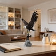 thumbnail image 4 of Bald Eagle Building Block Set 1060PCS, Large American Eagle Model with Display Base, Realistic Animal Sculpture DIY Assembly Kit, Home Office Decor Gift, 4 of 8