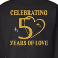thumbnail image 3 of Inktastic 50th Wedding Anniversary 50 Years Adult Sweatshirt, 3 of 4