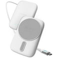 thumbnail image 2 of Galvanox Power Bank Compatible with MagSafe for iPhone - 5000mAh USB C Fast Charging Wireless Magnetic Battery Portable Charger with LED Light Indicator (White), 2 of 9